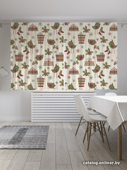 

Комплект штор JoyArty Птичка с подарком 1.45x1.8 м p_52606_145x180 (2 шт)