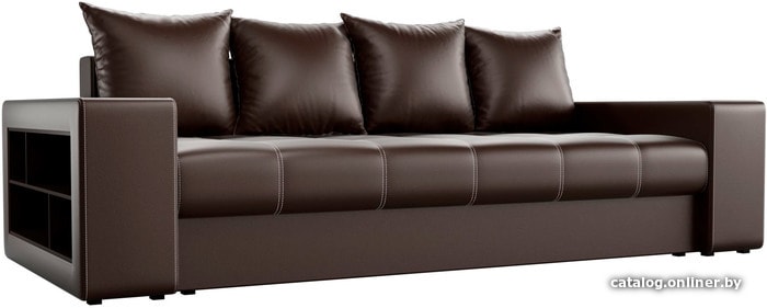 

Диван Лига диванов Дубай 31508 (экокожа, коричневый)