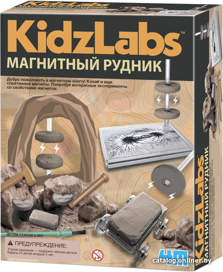

Набор для опытов 4M KidzLabs Магнитный рудник 00-03396
