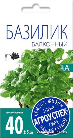 

Семена Агроуспех Базилик Балконный 69277 0.3 г