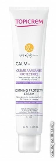 

Topicrem Крем Calm+ Успокаивающий защитный SPF50+ 40 мл