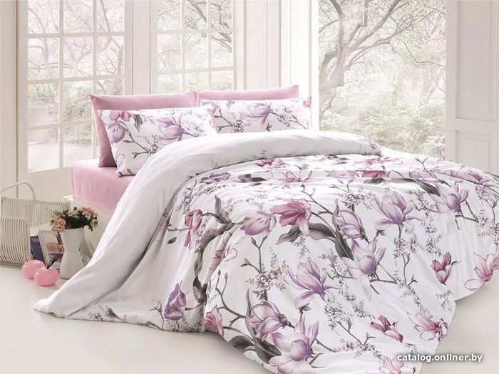

Постельное белье Karven N023 Layla Lilac (евро)
