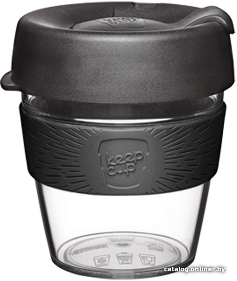 

Многоразовый стакан KeepCup Original S Clear Origin 227мл (черный)