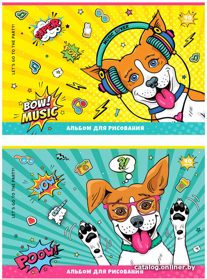 

Альбом для рисования ArtSpace Животные. Comic animals А40Э_44496 (40 л)