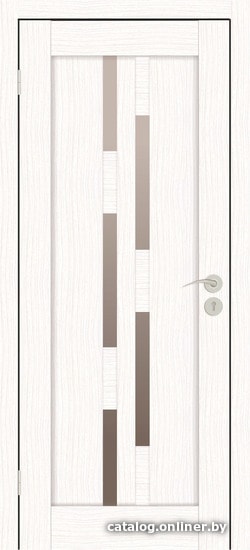 

Межкомнатная дверь IstokDoors Элегия-4 ДЧ 80x200 (бьянко/стекло бронза)