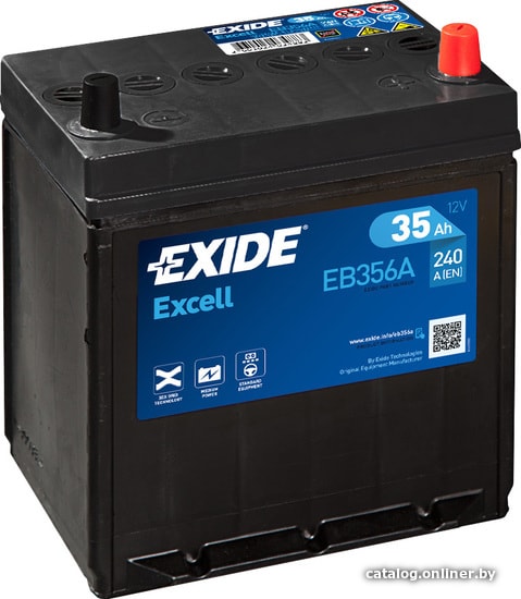 

Автомобильный аккумулятор Exide Excell EB356A (35 А·ч)