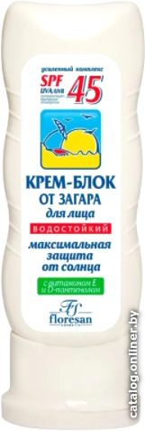 

Крем солнцезащитный Floresan Водостойкий SPF45 60 мл