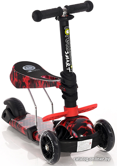 

Трехколесный самокат Lorelli Smart (red fire)