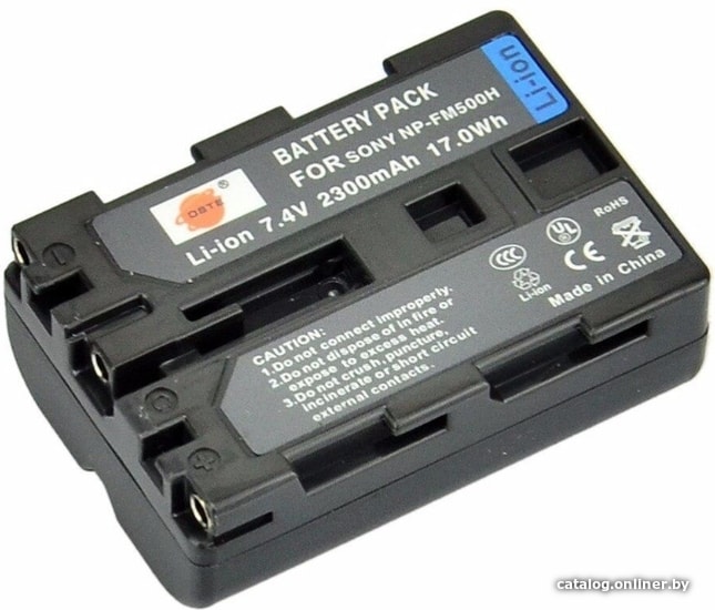 

Аккумулятор DSTE аналог Sony NP-FM500H