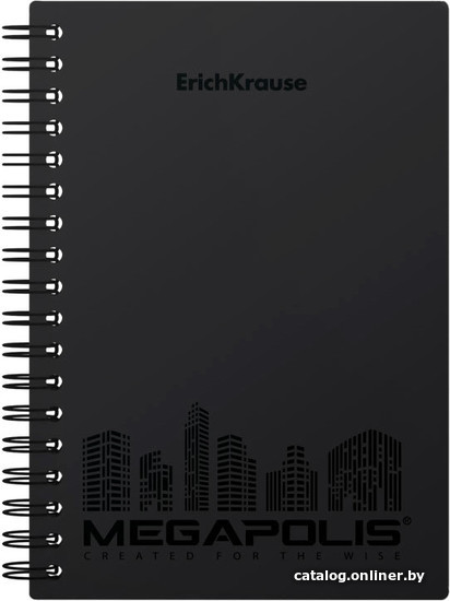 

Набор тетрадей Erich Krause Megapolis черный 80 л клетка 080262478-50655 (5 шт)