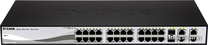 

Настраиваемый коммутатор D-Link DES-1210-28