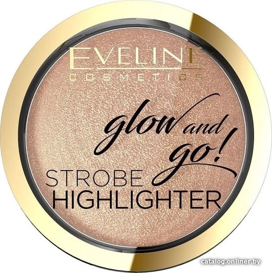 

Хайлайтер Eveline Cosmetics Glow and go! 02 Gentle Gold