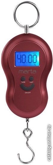 

Кухонные весы Marta MT-1638 (бордовый гранат)