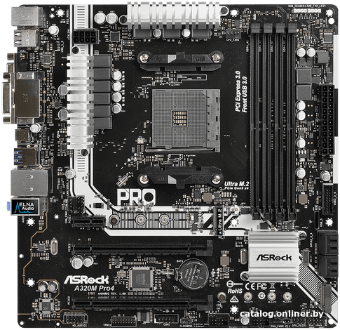

Материнская плата ASRock A320M Pro4