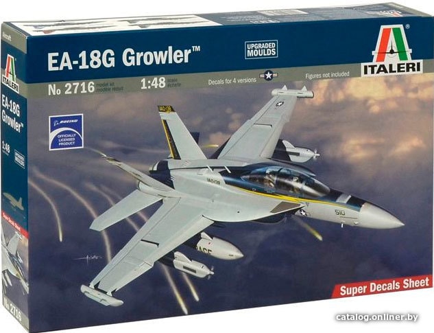 

Сборная модель Italeri 2716 Палубный самолет EA-18G Growler