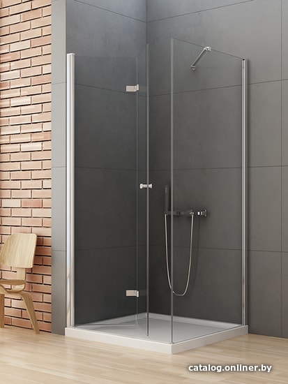 

Душевой уголок NEW TRENDY New Soleo 100x100 левая D-0150A/D-0089B