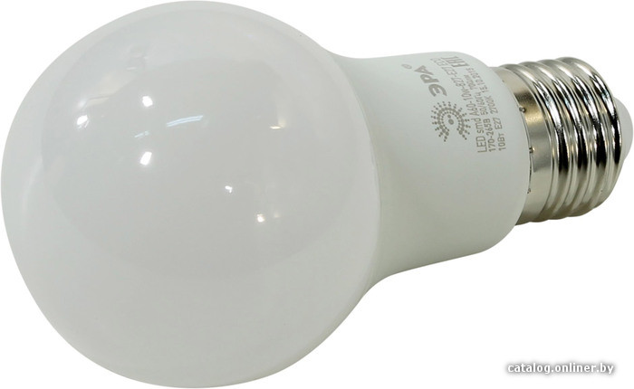 

Светодиодная лампочка ЭРА A60 E27 10 Вт 2700 К [A60-10w-827-E27 ECO]