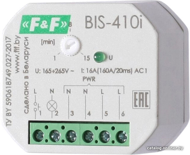 

Реле импульсное Евроавтоматика F&F BIS-410i EA01.005.016