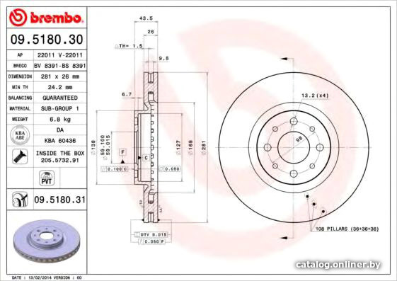 

Brembo 09518031