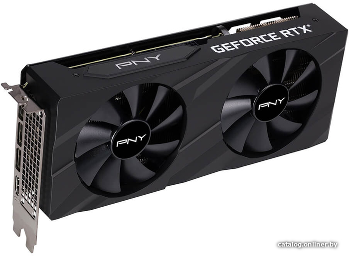 

Видеокарта PNY GeForce RTX 3060 Ti 8GB GDDR6X VERTO Dual Fan LHR VCG3061T8LDFBPB1