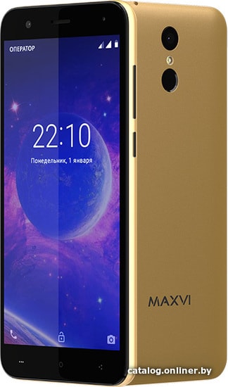 

Смартфон Maxvi Vega MS531 (золотистый)