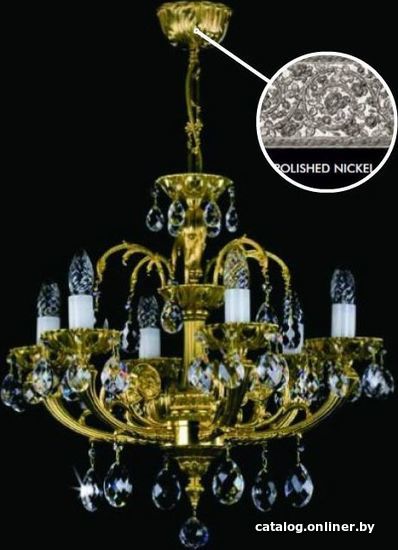 

Подвесная люстра ArtGlass Cornelia Vi. Nickel