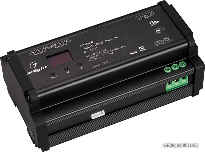

Диммер RGB Arlight SMART-TRIAC-DIM-DIN (230V, 6A, 2.4G) 033761