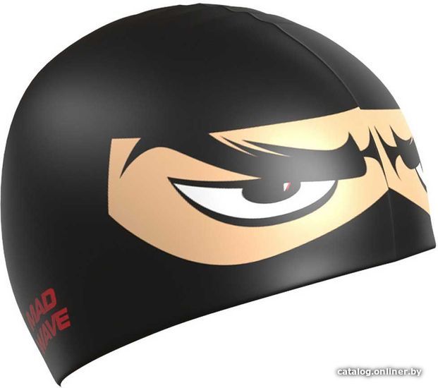 

Шапочка для плавания Mad Wave Ninja (черный)