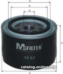 

Масляный фильтр Mfilter TF57