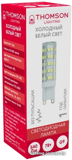 

Светодиодная лампочка Thomson Led G9 TH-B4244