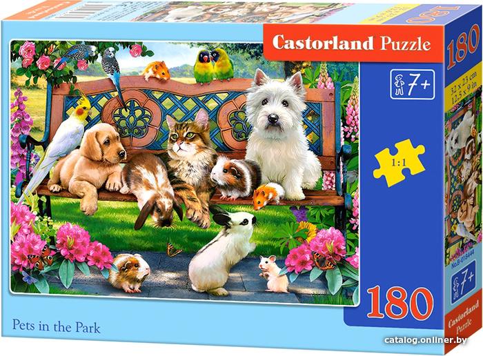 

Пазл Castorland Домашние животные в парке B-018444