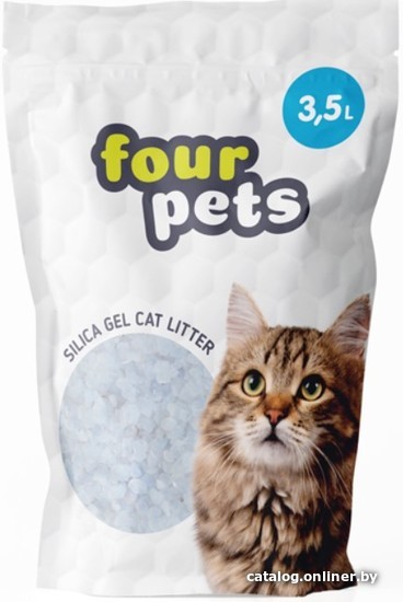 

Наполнитель для туалета Four Pets силикагелевый 3.5 л