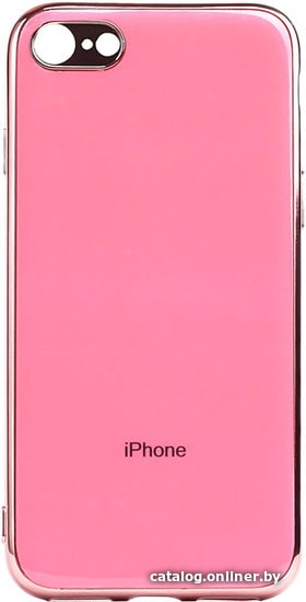 

Чехол для телефона EXPERTS Plating Tpu для Apple iPhone 7 Plus 5,5" (неоново-розовый)