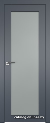 

Межкомнатная дверь ProfilDoors 2.19U 70x200 (антрацит, стекло матовое)