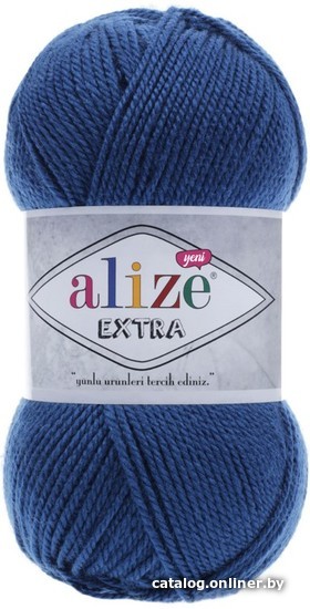 

Пряжа для вязания Alize Extra 100% акрил 409 (220 м, джинс)
