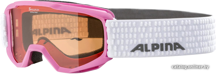 

Горнолыжная маска (очки) Alpina Sports Piney 2021-22 A7268457 (розовый/белый)