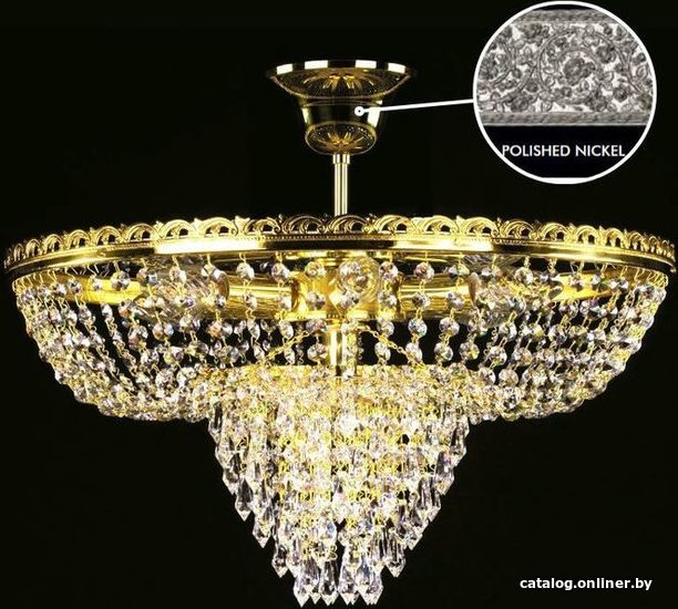 

Припотолочная люстра ArtGlass Lukrecie Nickel Sp