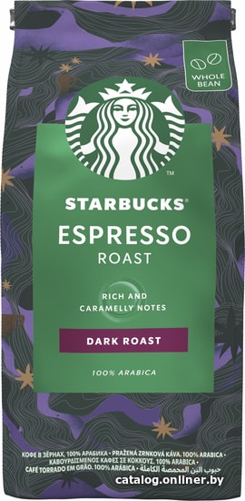 

Кофе Starbucks Espresso Roast в зернах 200 г