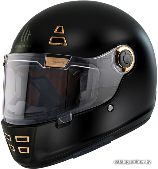 

Мотошлем MT Helmets Jarama Solid A1 (M, черный)