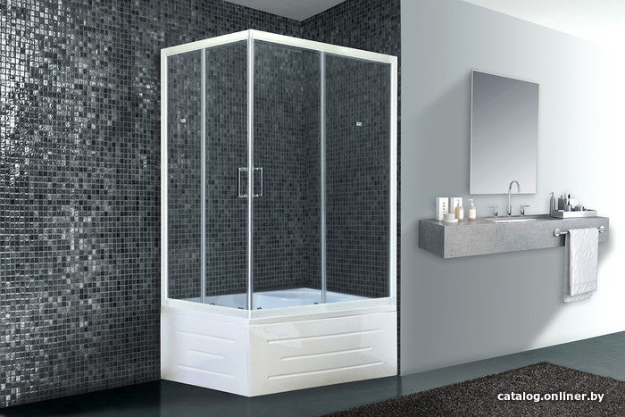 

Душевой уголок Royal Bath RB8100BP-T-R 100x80