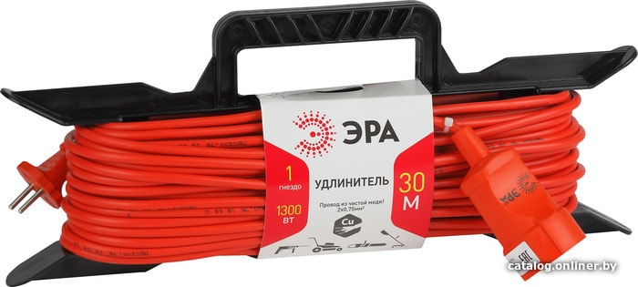

Удлинитель ЭРА UF-1-2x0.75-30m