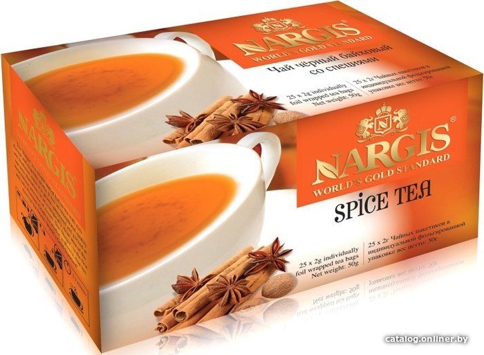 

Черный чай Nargis Spice Tea 21658 25 шт