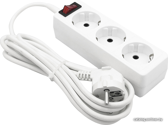 

Удлинитель Gelberk GLK-3gb (3 м, белый)