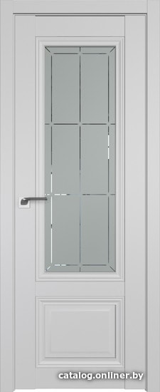 

Межкомнатная дверь ProfilDoors 2.103U 80x200 (манхэттен, стекло гравировка 1)