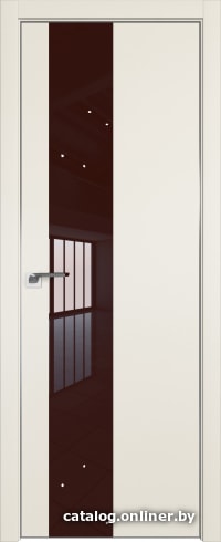 

Межкомнатная дверь ProfilDoors 5E 60x200 (магнолия сатинат/стекло коричневый лак)