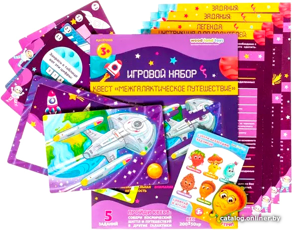 

Настольная игра WoodLand Toys Квест. Межгалактическое путешествие 370106