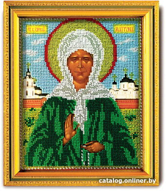 

Набор для вышивания Радуга бисера Св.Матрона В-306