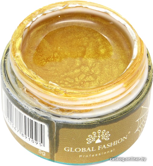 

Гель-краска Global Fashion Gel паутинка Global (gold) 5 г