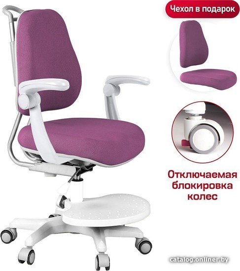 

Детское ортопедическое кресло Anatomica Ragenta с подлокотниками (фиолетовый)