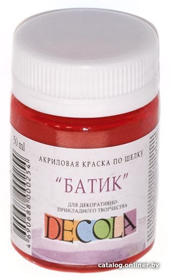 

Акриловая краска Decola Батик 4428331 (красный, 50 мл)
